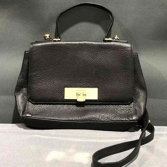 Michael Kors Designer MK Callir Black Top Handle Crossbody - Picture 2 of 6